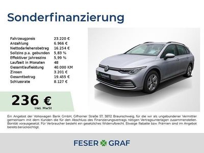 Gebraucht VW Golf VIII Life 150 PS (110 kW) 2022 Silber Kombi