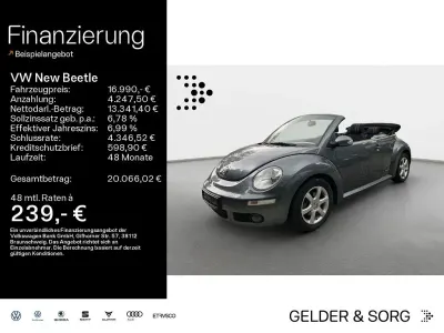 Gebraucht VW New Beetle Cabriolet Freestyle 105 PS (77 kW) 2010 Platinum grey metallic Cabrio