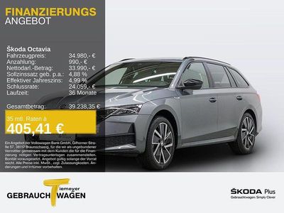 Grau Gebraucht 2024 Skoda Octavia SportLine Kombi | 34.980 € (Etwas zu teuer)