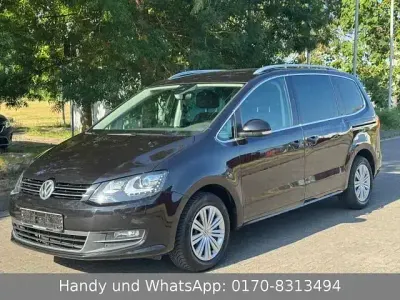Gebraucht VW Sharan Highline 150 PS (110 kW) 2017 Schwarz Van / Kleinbus