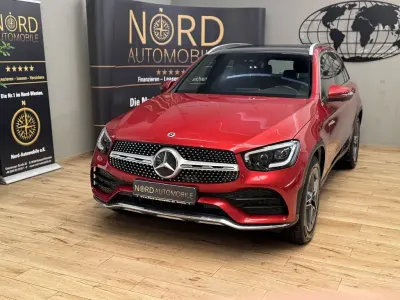 Gebraucht Mercedes GLC400d AMG 330 PS (242 kW) 2021 Hyazinthrot metallic (metallic) SUV