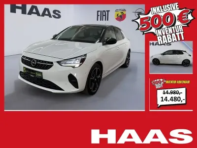 Gebraucht Opel Corsa Elegance 101 PS (74 kW) 2023 Jade weiss/arktis weiss Kleinwagen