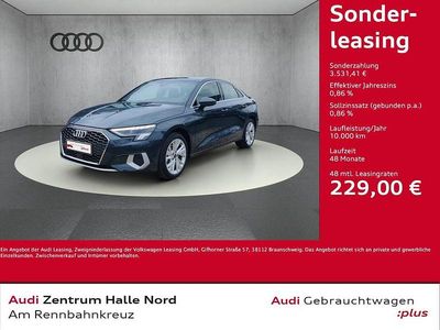 Grau Gebraucht 2024 Audi A3 Advanced Plus Limousine | 29.980 € (Superpreis)