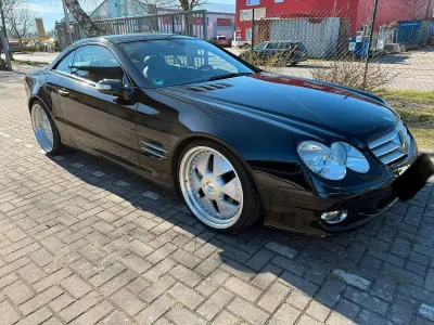 Gebraucht Mercedes SL500 388 PS (285 kW) 2006 Schwarz Cabrio