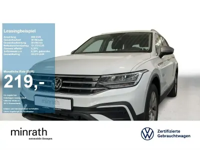Gebraucht VW Tiguan Allspace Life 150 PS (110 kW) 2022 Weiß SUV