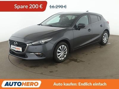 Grau Gebraucht 2017 Mazda 3 Sports-Line Limousine | 16.090 € (Etwas zu teuer)