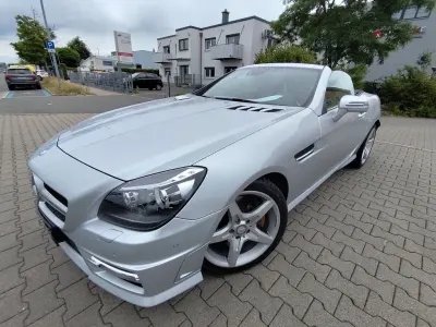 Gebraucht Mercedes SLK350 AMG 306 PS (225 kW) 2014 Silber Cabrio