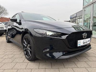Jet black Gebraucht 2024 Mazda 3 Exclusive-Line Limousine | 25.850 € (Fairer Preis)
