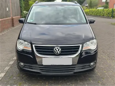 Gebraucht VW Touran Highline 140 PS (102 kW) 2008 Schwarz Van / Kleinbus
