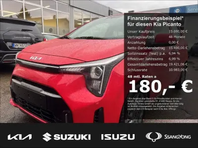 Neu Kia Picanto Vision 68 PS (50 kW) 2025 Rot Kleinwagen