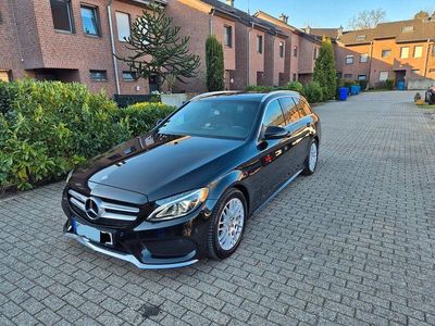 Usata Mercedes C180 AMG line 156 CV (114 kW) 2016 Nero Berlina