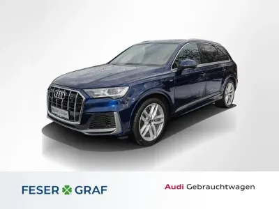 Brugt Audi Q7 S-Line 381 HK (280 kW) 2022 Blå SUV