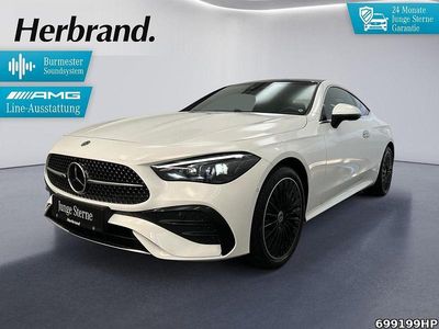 Gebraucht Mercedes CLE300 AMG Line Premium Plus 204 PS (150 kW) 2025 Unilack polarweiß Coupé