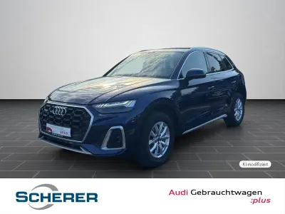 Gebraucht Audi Q5 S-Line 299 PS (219 kW) 2023 Navarrablau metallic (metallic) SUV