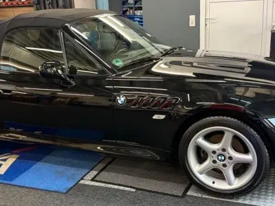 Gebraucht BMW Z3 Sport Line 118 PS (86 kW) 2001 Schwarz Cabrio