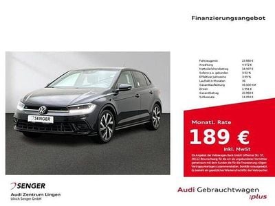 Usata VW Polo R-line 110 CV (80 kW) 2022 Nero Utilitaria