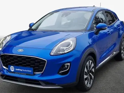 Gebraucht Ford Puma Titanium 125 PS (91 kW) 2022 Desert island blue metallic SUV