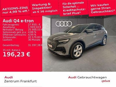 Gebraucht Audi Q4 e-tron Ambiente 150 kW (204 PS) 2022 Kieselgrau SUV