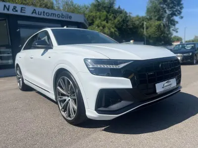 Gebraucht Audi Q8 S-Line 340 PS (250 kW) 2021 Weiß SUV