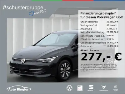 Gebraucht VW Golf VIII Goal 116 PS (85 kW) 2025 Schwarz Limousine