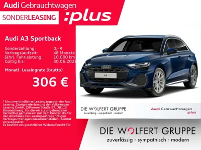 Gebraucht Audi A3 S-Line 204 PS (150 kW) 2025 Ascariblau metallic Limousine