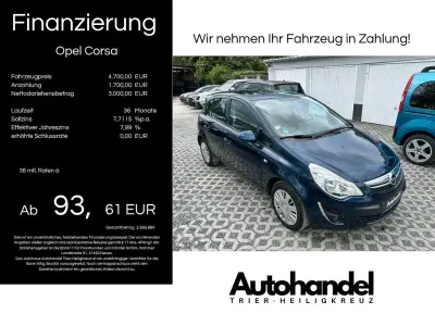 Gebraucht Opel Corsa Active 101 PS (74 kW) 2013 Blau Kleinwagen