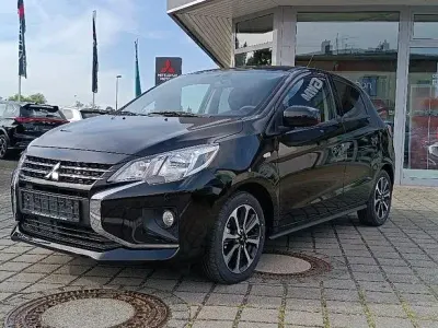 Neu Mitsubishi Space Star Select+ 71 PS (52 kW) 2025 Schwarz Kleinwagen