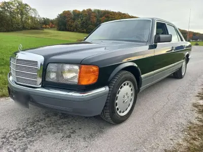 Brugt Mercedes S300 SE 179 HK (131 kW) 1987 Blå Sedan