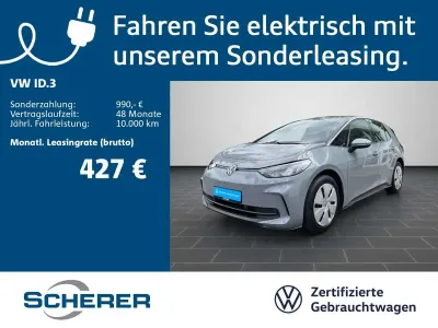 Gebraucht VW ID.3 Pro 150 kW (204 PS) 2024 Mondsteingrau Kleinwagen