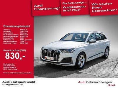 Second-hand Audi Q7 S-Line 286 CP (210 kW) 2022 Alb SUV