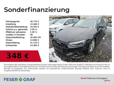 Gebraucht Audi A4 S-Line 265 PS (194 kW) 2025 Mythosschwarz metallic Limousine