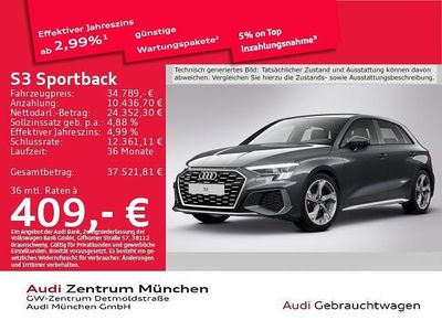 Daytonagrau perleffekt Gebraucht 2023 Audi S3 Ambiente | 34.789 € (Superpreis)