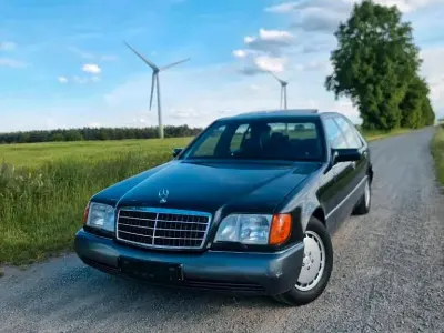 Używany Mercedes S600 408 KM (300 kW) 1991 Czarny Sedan/Limuzyna