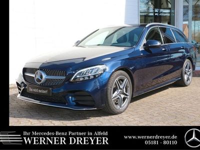 Gebraucht Mercedes C300 AMG line 258 PS (189 kW) 2019 Blau Kombi