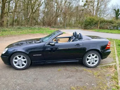 Second-hand Mercedes SLK200 Edition 163 CP (119 kW) 2003 Negru Cabrio