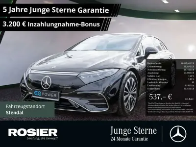 Gebraucht Mercedes EQS450+ Premium Plus 264 kW (360 PS) 2024 Obsidianschwarz Limousine