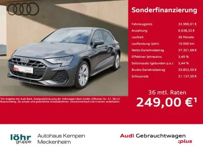Second-hand Audi A3 S-Line 150 CP (110 kW) 2025 Gri Berlinǎ