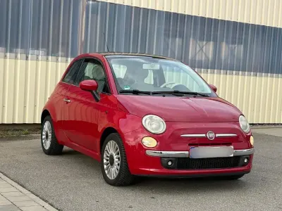 Używany Fiat 500 Lounge 69 KM (50 kW) 2010 Czerwony Hatchback