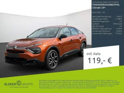 Gebraucht Citroën e-C4 100 kW (136 PS) 2022 Orange Limousine