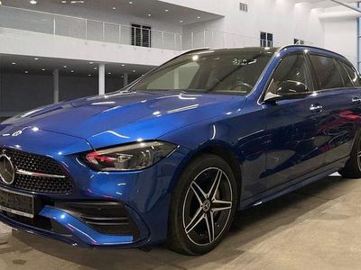 Blau Gebraucht 2022 Mercedes C300e AMG line Limousine | 33.990 € (Teuer)