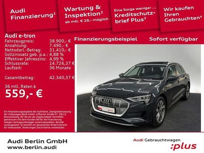 Gebraucht Audi e-tron Advanced Plus 300 kW (408 PS) 2021 Manhattangrau metallic SUV