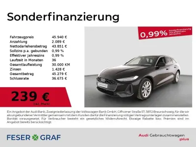 Gebraucht Audi A5 Ambiente 204 PS (150 kW) 2025 Mythosschwarz metallic Kombi