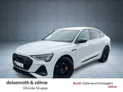 Gebraucht Audi e-tron Sportback S-Line 230 kW (313 PS) 2022 Gletscherweiß metallic SUV