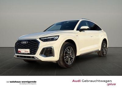 Gebraucht Audi Q5 Sportback S-Line 299 PS (219 kW) 2022 Gletscherweiß metallic SUV