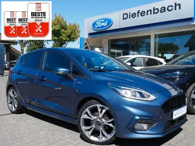 Gebraucht Ford Fiesta ST-Line X 125 PS (91 kW) 2021 Chromablau (metallic) Kleinwagen
