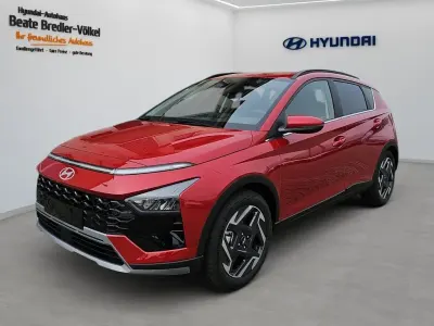 Neu Hyundai Bayon Prime 101 PS (74 kW) 2025 Dragon red / met SUV