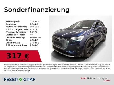 Navarrablau metallic Gebraucht 2022 Audi Q4 e-tron Advanced SUV | 27.880 € (Fairer Preis)