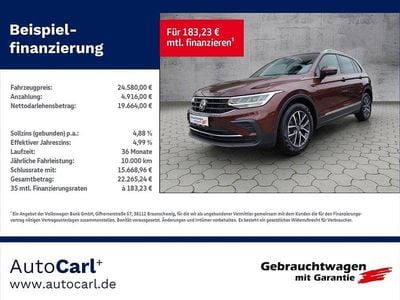 Ginger brown metallic Gebraucht 2021 VW Tiguan Life SUV | 24.580 € (Superpreis)