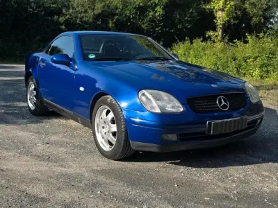 Gebraucht Mercedes SLK200 136 PS (100 kW) 1998 Blau Cabrio