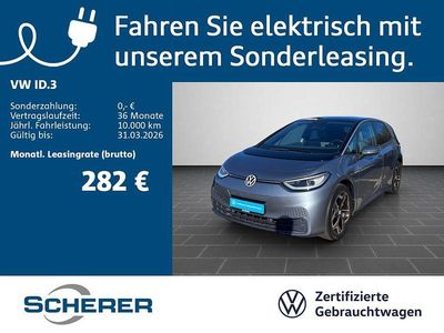 Gebraucht VW ID.3 Pro 107 kW (146 PS) 2021 Stonewashed blue metallic (metallic) Kleinwagen